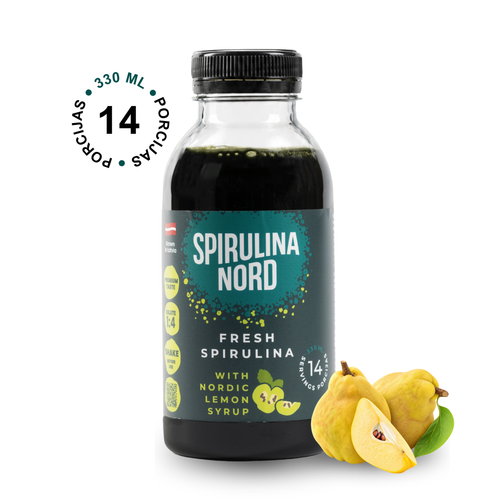 Cidoniju_Spirulinas_sirups_330ml #C330 #lv