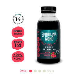Cranberry Natural Spirulina benefits 330ml #DZ330