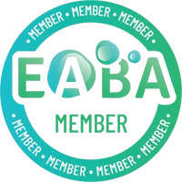 EABA Member logo with green and white colors