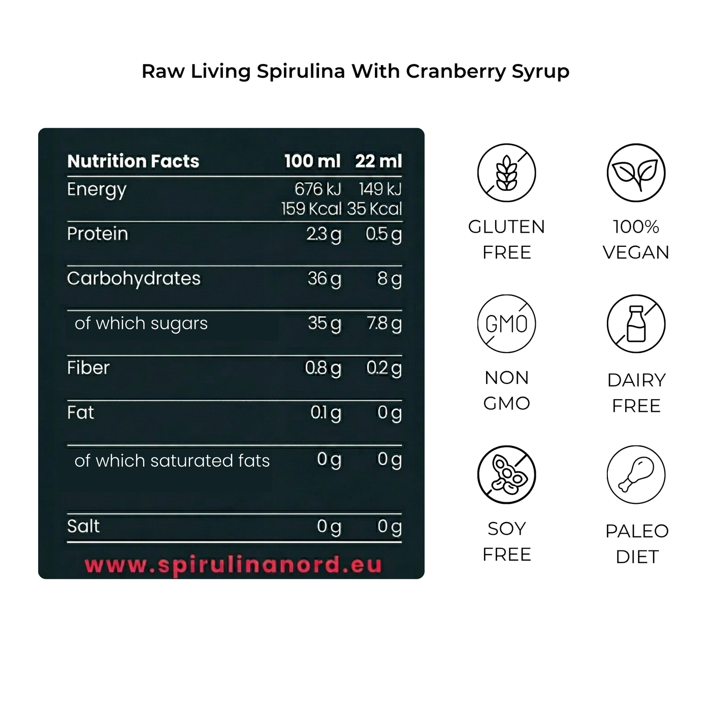 Nutrition_Facts_-_Cranberry #DZ330|DZ120 #en