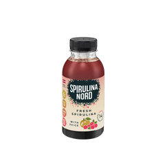 SpirulinaNord® svaiga spirulīna ar ābolu-dzērveņu sulu 