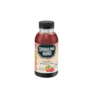 SpirulinaNord® Raw Living Spirulina With Cranberry-Apple Juice