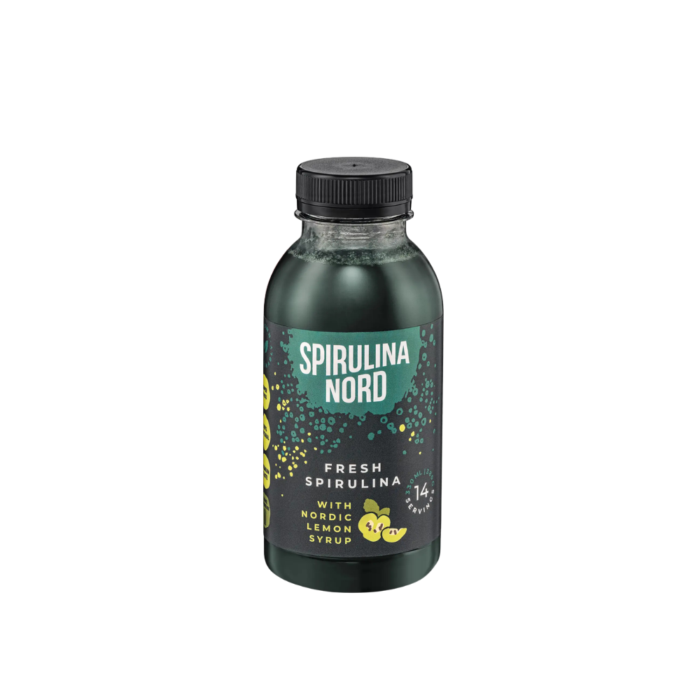SpirulinaNord® Raw Living Spirulina With Berry Syrup