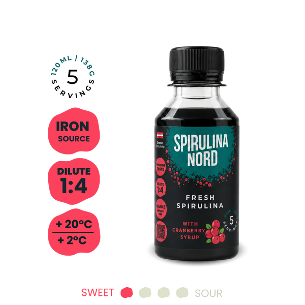 Cranberry Natural Spirulina 120ml #DZ120