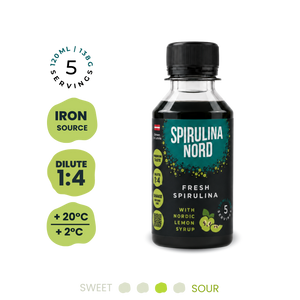 Nordic Lemon Natural Spirulina 120ml #C120
