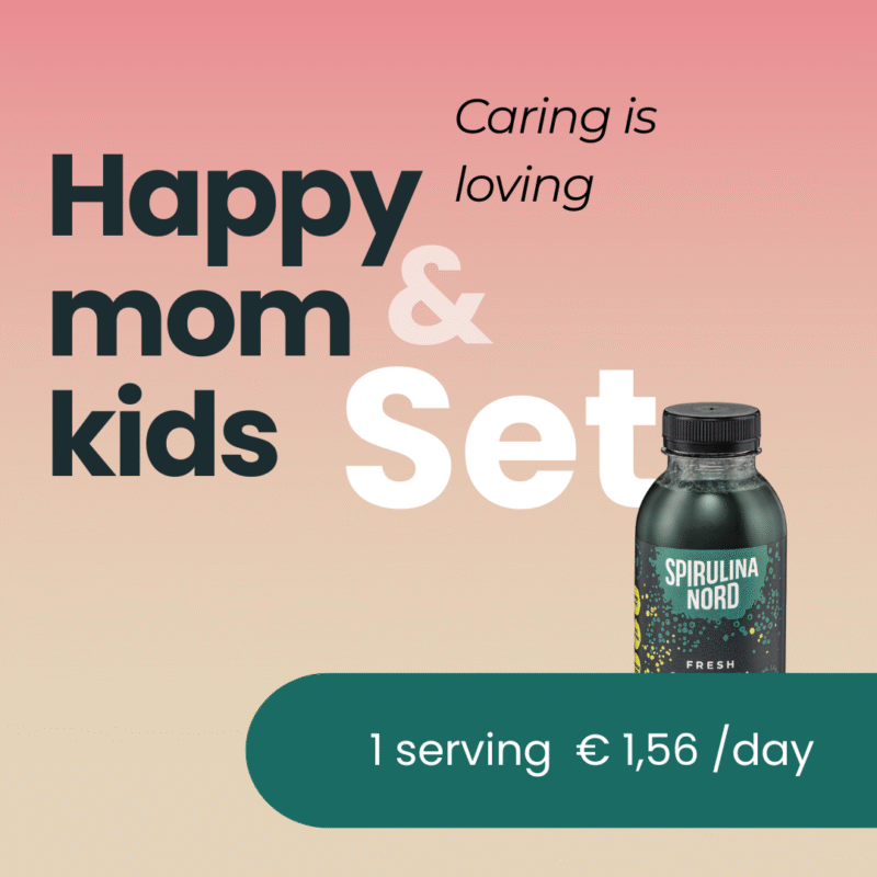 Happy mom & kids set