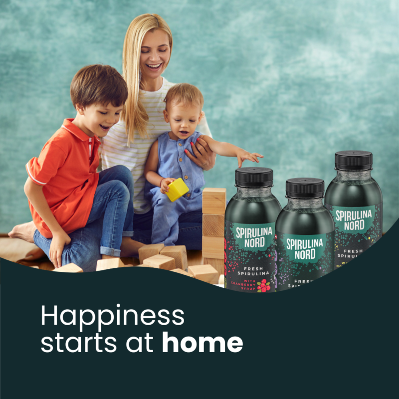 Happy mom & kids set