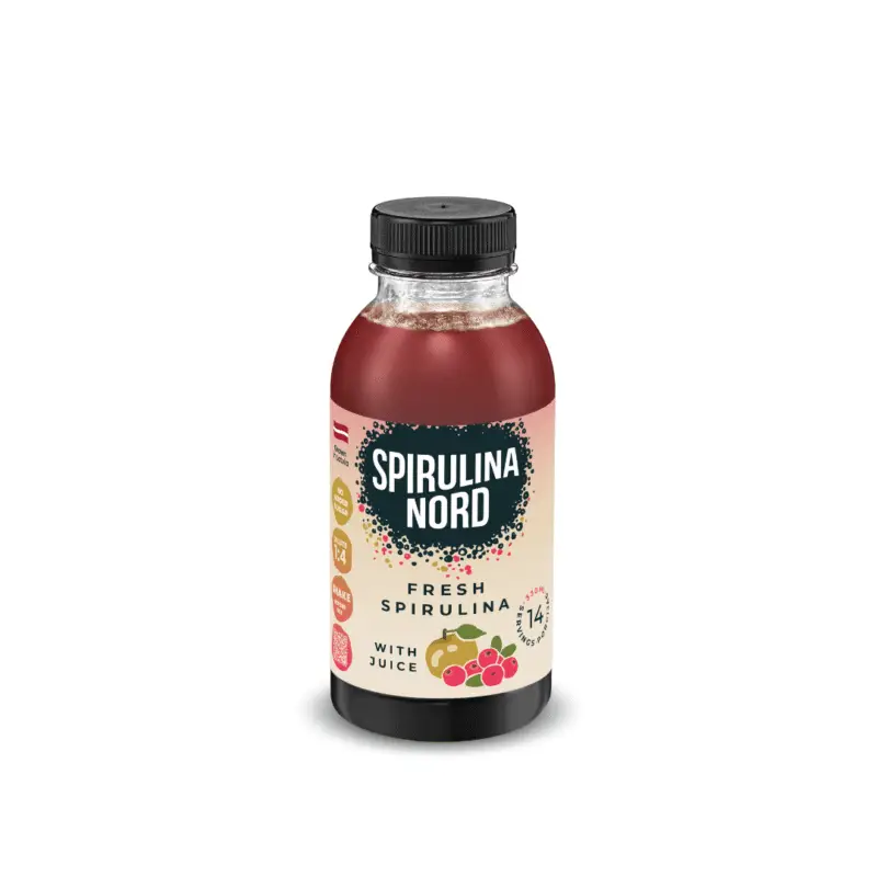 Fresh spirulina with juice (no added sugar)
