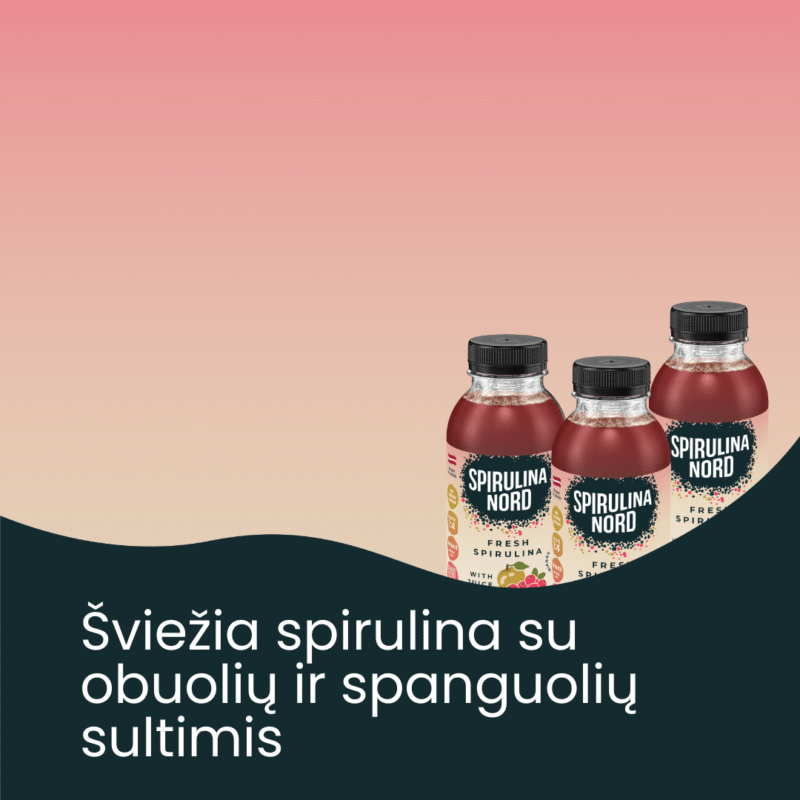 Šviežia spirulina su sultimis (be pridėtinio cukraus) - Image 2