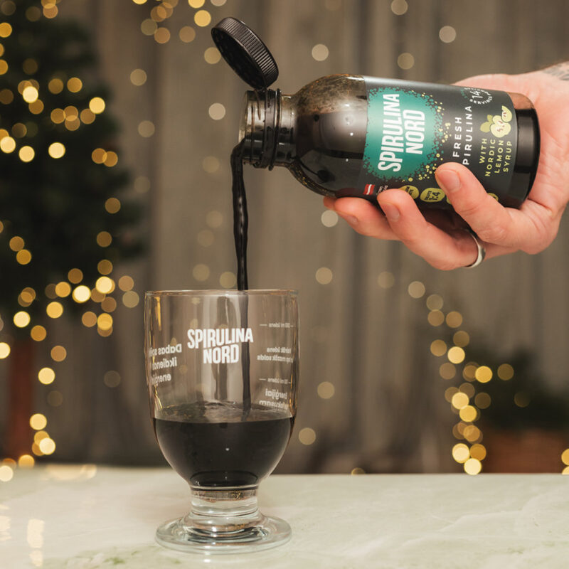 Spirulīnas sīrups un glāze